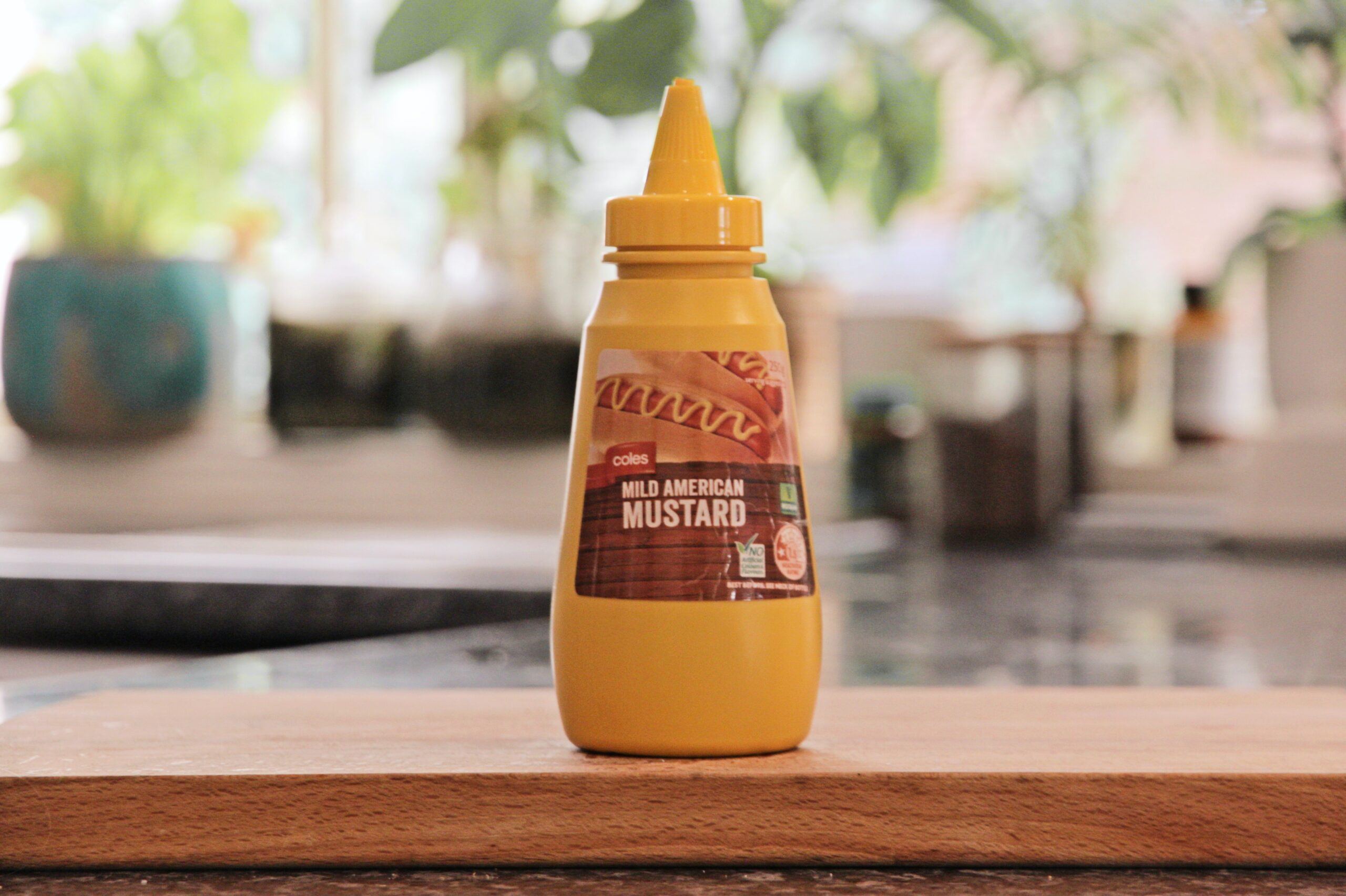 american mustard bottle